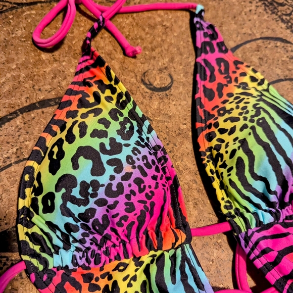 Indero Multicolored animal print bathing suit - Picture 2 of 4